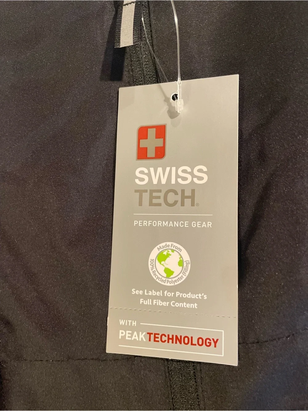 Swiss Tech Black Kids Insulated Snow Overalls